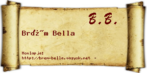 Brém Bella névjegykártya